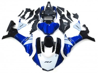 Yamaha YZF 1000 R1 Motorrad Verkleidung Kit 2020-2025 - Weiss Blau Glanzendes Schwarz