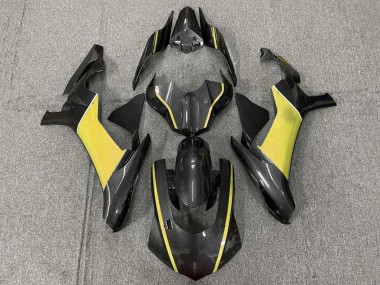 Yamaha YZF 1000 R1 Motorrad Verkleidung 2020-2025 - Kunst Carbonfaser Gelb