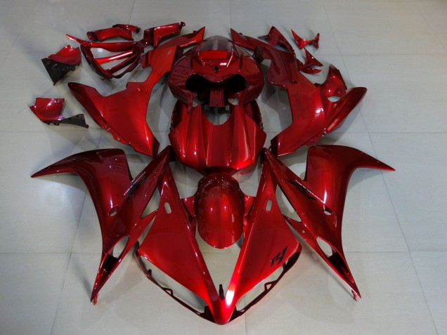 Yamaha YZF 1000 R1 Motorrad Verkleidung 2004-2006 - Bonbon Rot