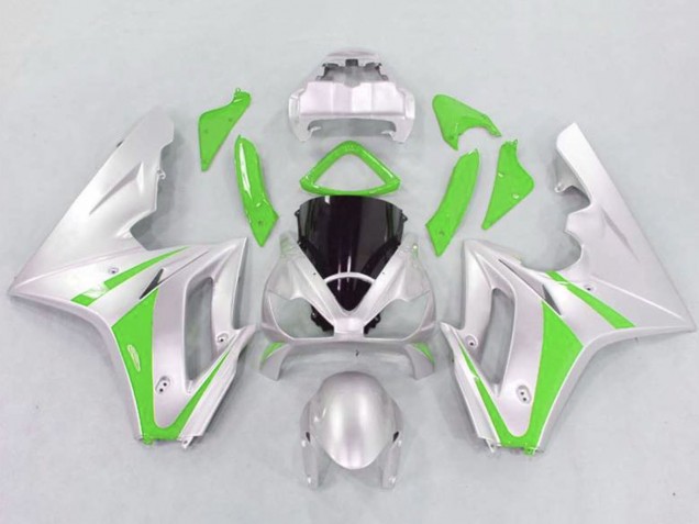 Triumph Daytona 675 Triple Motorrad Verkleidung 2006-2008 - Silber Grun