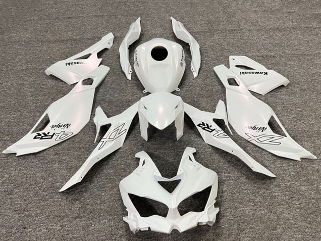 Kawasaki ZX4R ZX-4RR Motorrad Verkleidung 2019-2025 - Perl Weiss Schwarz