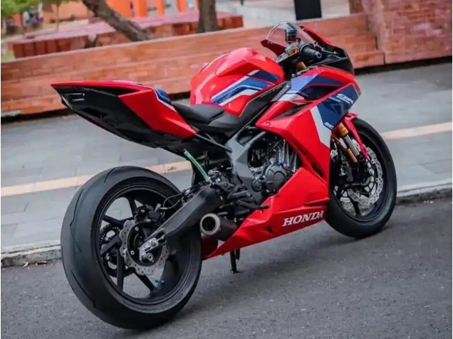 Honda CBR250RR Motorrad Verkleidung 2017-2022 - Rot Blau Weiss