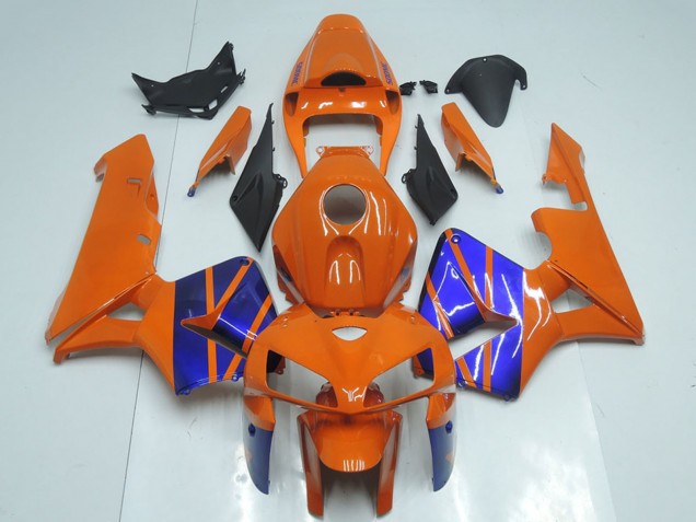Honda CBR600RR Motorrad Verkleidung 2005-2006 - Orange Blau
