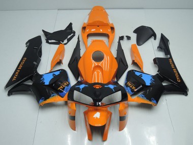 Honda CBR600RR Motorrad Verkleidung 2005-2006 - Orange Blau Schwarz