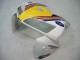 Honda CBR600RR Motorrad Verkleidung 2005-2006 - Blau Weiss Gelb Rothmans