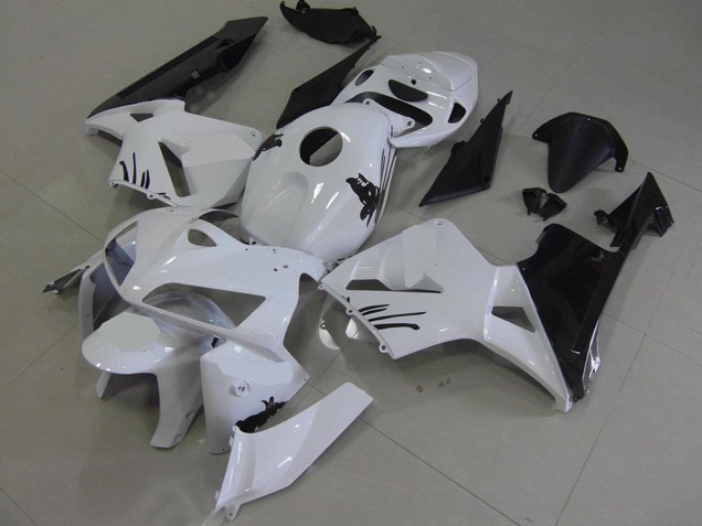 Honda CBR600RR Motorrad Verkleidung Kit 2005-2006 - Weiss Schwarz