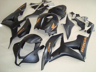 Honda CBR600RR Motorrad Verkleidung 2007-2008 - Matt Schwarz Gold Aufkleber