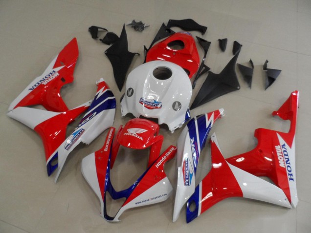 Honda CBR600RR Motorrad Verkleidung 2007-2008 - Weiss Rot Blau