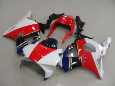 Honda CBR900RR 954 Motorrad Verkleidung 2002-2003 - Rot Weiss Dunkel Blau