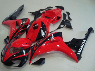 Honda CBR1000RR Motorrad Verkleidung Kit 2006-2007 - Rot Glanzendes Schwarz