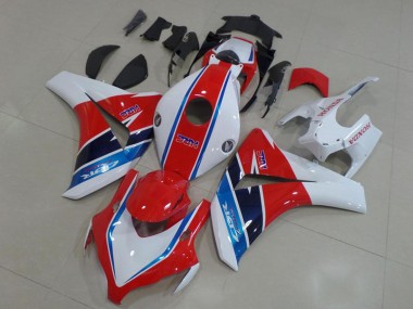 Honda CBR1000RR Motorrad Verkleidung Kit 2008-2011 - Weiss Rot Blau HRC