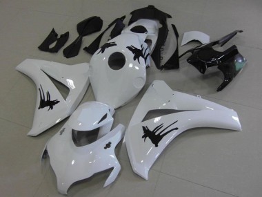 Honda CBR1000RR Motorrad Verkleidung 2008-2011 - Weiss Schwarz mit Special Aufkleber
