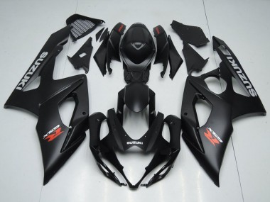 Suzuki GSXR 1000 Motorrad Verkleidung Kit 2005-2006 - Matt Schwarz