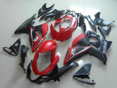 Suzuki GSXR 1000 Motorrad Verkleidung 2009-2016 - Rot Matt Schwarz