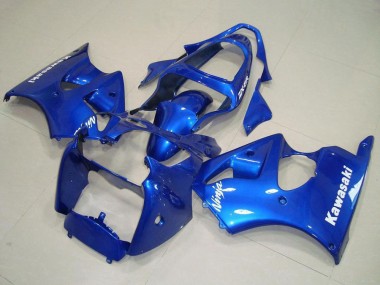 Kawasaki ZX6R Motorrad Verkleidung 2000-2002 - Blau