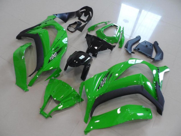 Kawasaki ZX10R Motorrad Verkleidung 2011-2015 - Grun Schwarz OEM Stil