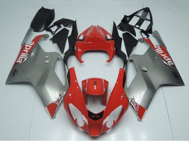 Aprilia RSV1000 Motorrad Verkleidung 2003-2006 - Rot Grau Schwarz