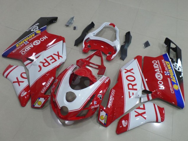 Ducati 999 Motorrad Verkleidung 2003-2004 - Weiss Rot Blau Glanzendes Schwarz Xerox OEM Stil