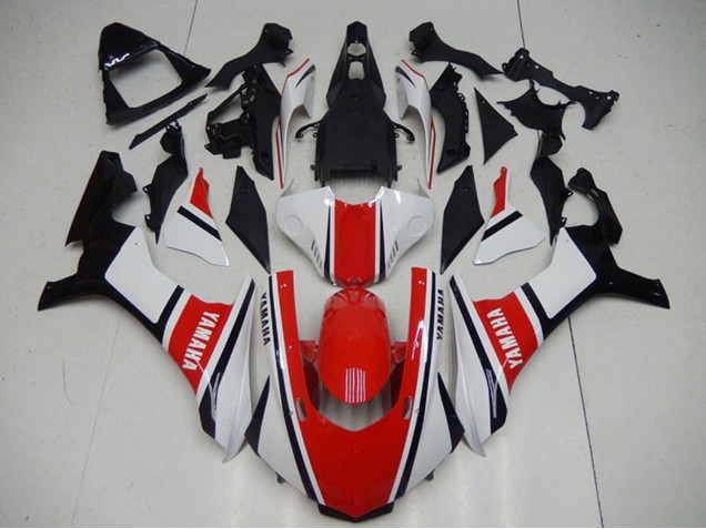 Yamaha YZF R1 Motorrad Verkleidung 2015-2019 - Weiss Rot Schwarz
