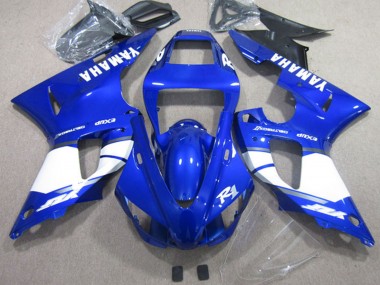 Yamaha YZF R1 Motorrad Verkleidung 2002-2003 - Blau Weiss