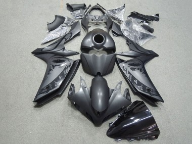 Yamaha YZF R1 Motorrad Verkleidung 2007-2008 - Matt Schwarz