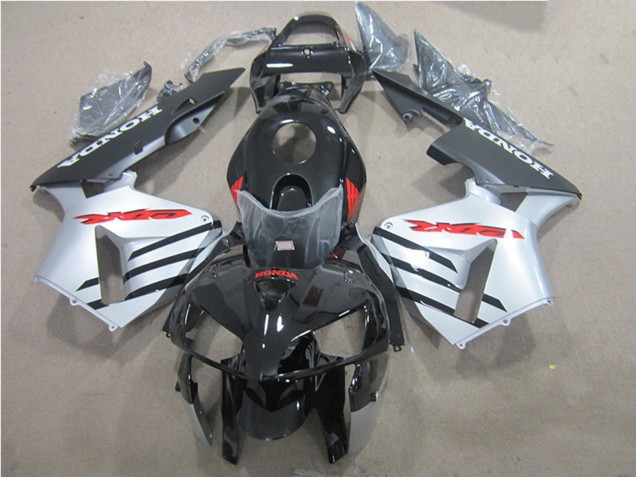 Honda CBR600RR Motorrad Verkleidung 2005-2006 - Glanzendes Schwarz Silber Rot