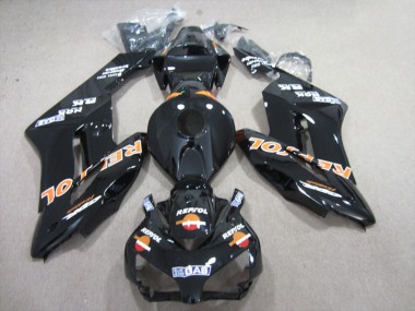Honda CBR1000RR Motorrad Verkleidung 2004-2005 - Glanzendes Schwarz Orange Repsol