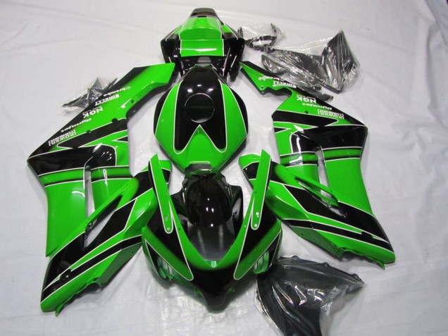 Honda CBR1000RR Motorrad Verkleidung 2004-2005 - Grun Glanzendes Schwarz