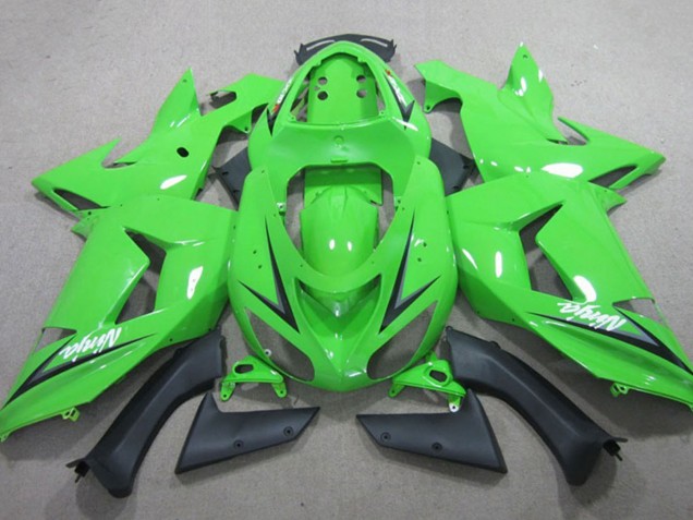 Kawasaki ZX6R Motorrad Verkleidung 2013-2018 - Grun