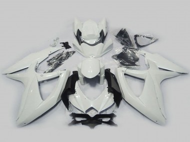 Suzuki GSXR 750 Motorrad Verkleidung 2008-2010 - Perl Weiss