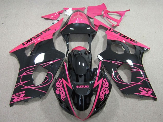 Suzuki GSXR 1000 Motorrad Verkleidung 2003-2004 - Rosa Schwarz