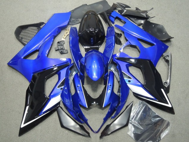Suzuki GSXR 1000 Motorrad Verkleidung 2005-2006 - Blau Weiss Silber Schwarz