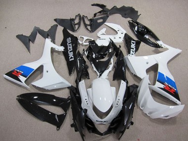 Suzuki GSXR 1000 Motorrad Verkleidung Kit 2009-2016 - Weiss Blau Schwarz