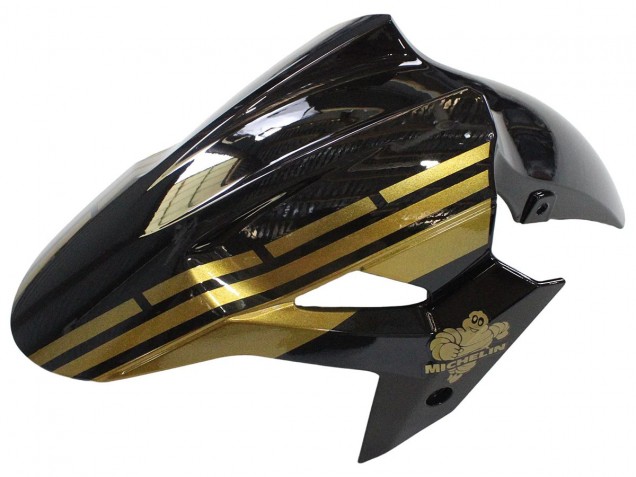 Kawasaki EX400 Motorrad Verkleidung 2018-2024 - Gold Glanzendes Schwarz