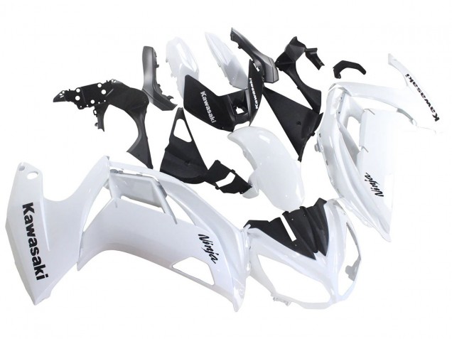 Kawasaki EX650 Motorrad Verkleidung 2012-2016 - Weiss Schwarz