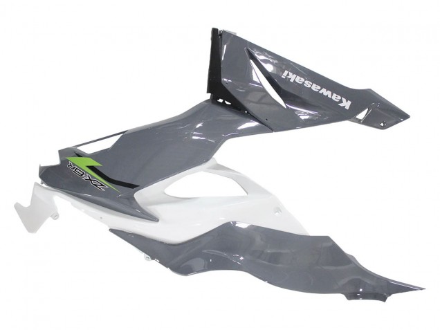 Kawasaki ZX6R Motorrad Verkleidung 2019-2022 - Weiss Grau Grun