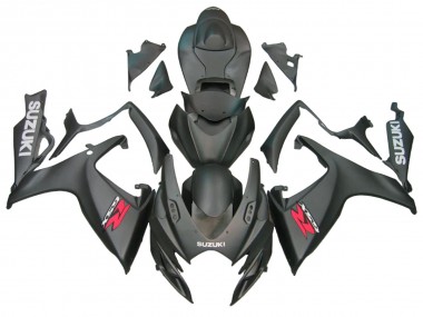 Suzuki GSXR 600/750 Motorrad Verkleidung 2006-2007 - Matt Schwarz