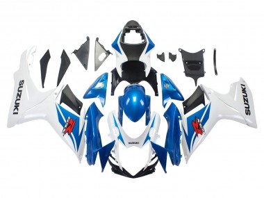 Suzuki GSXR 600/750 Motorrad Verkleidung 2011-2024 - Blau Weiss