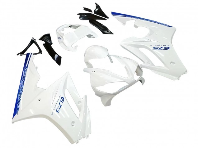 Triumph Daytona 675 Motorrad Verkleidung 2006-2008 - Weiss Blau