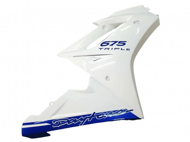Triumph Daytona 675 Motorrad Verkleidung 2006-2008 - Weiss Blau