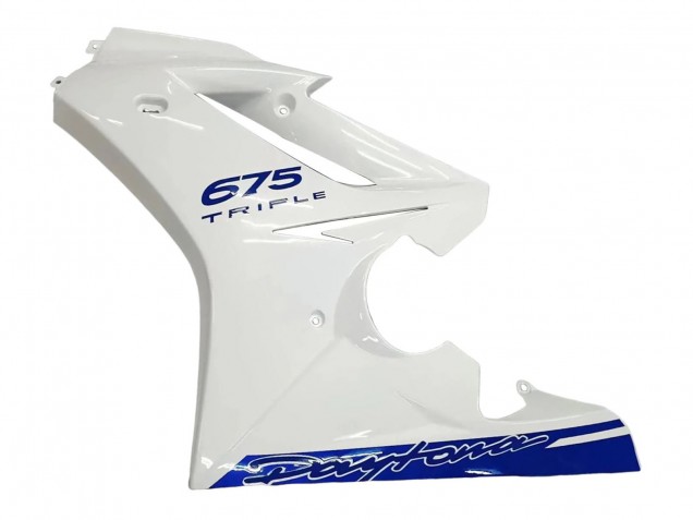 Triumph Daytona 675 Motorrad Verkleidung 2006-2008 - Weiss Blau