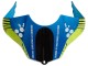 Yamaha YZF R1 Motorrad Verkleidung 2015-2019 - Blau Grun Schwarz Hai