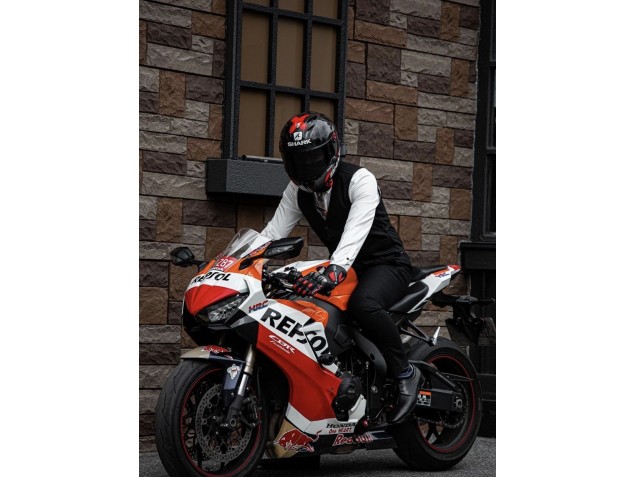 Honda CBR1000RR Motorrad Verkleidung 2017-2023 - Orange Weiss Rot Glanzendes Schwarz Repsol Red Bull