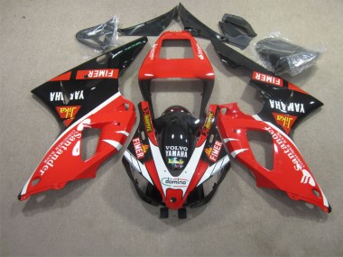 R1 1998-1999 Motorrad Verkleidungen - Rot Schwarz Weiß SantUnder