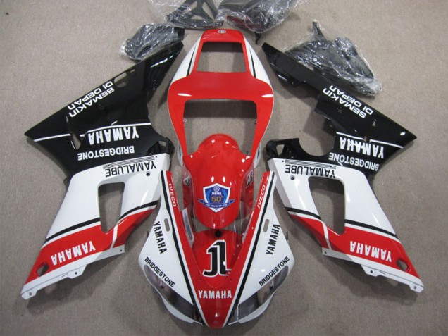 R1 1998-1999 Motorrad Verkleidungen - Rot Weiß Schwarz 50 R1 1998-1999 Motorrad Verkleidungen - Rot Weiß Schwarz 50