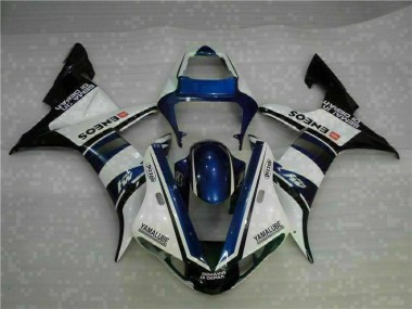 R1 2002-2003 Motor Vollverkleidung - Schwarz
