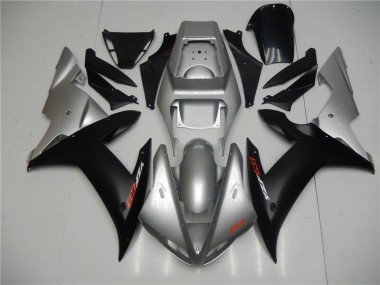 R1 2002-2003 Motorrad Verkleidung - Silber Schwarz