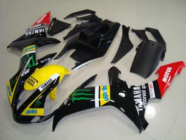 R1 2002-2003 Motorrad Verkleidungen - Monster Drink Grafik