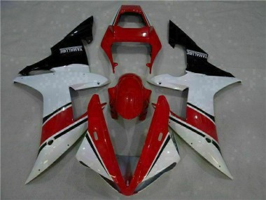 R1 2002-2003 Motorrad Verkleidungen - Rot