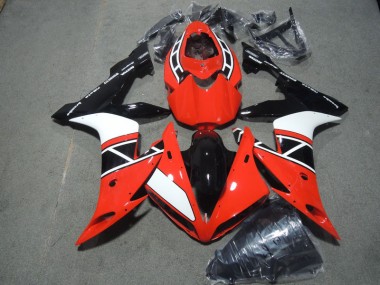 R1 2004-2006 Motorrad Verkleidung - Rot Weiß Schwarz